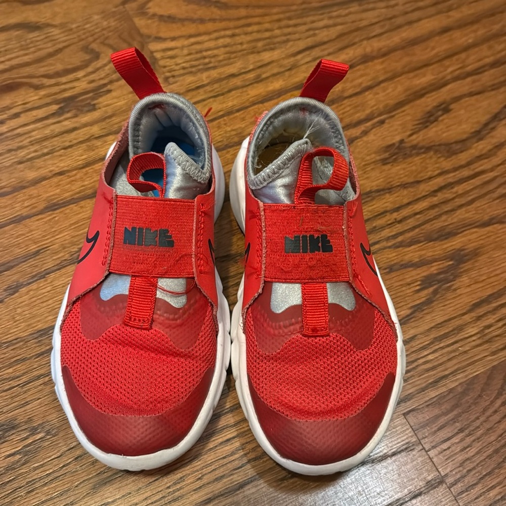 Nike toddler boy red sneakers size 10.5